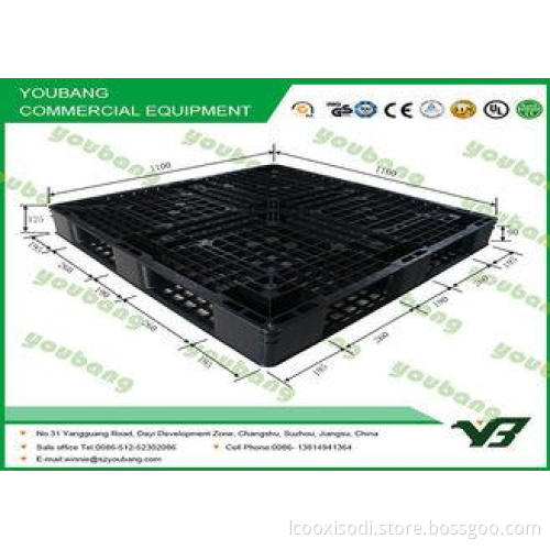 Standard Size Grid Shape Heavy Duty Plastic Pallet With One